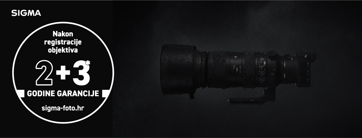 2+3 godine garancije na Sigma objektive