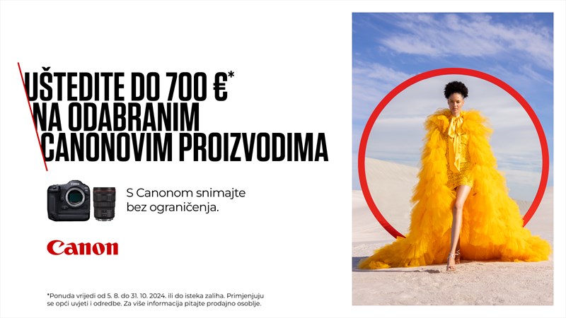 Canon R body i RF objektivi promocija
